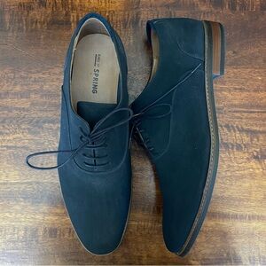 Call It Spring Men's Navy Suede Oxford Lace Up Dress Shoes, Size 13